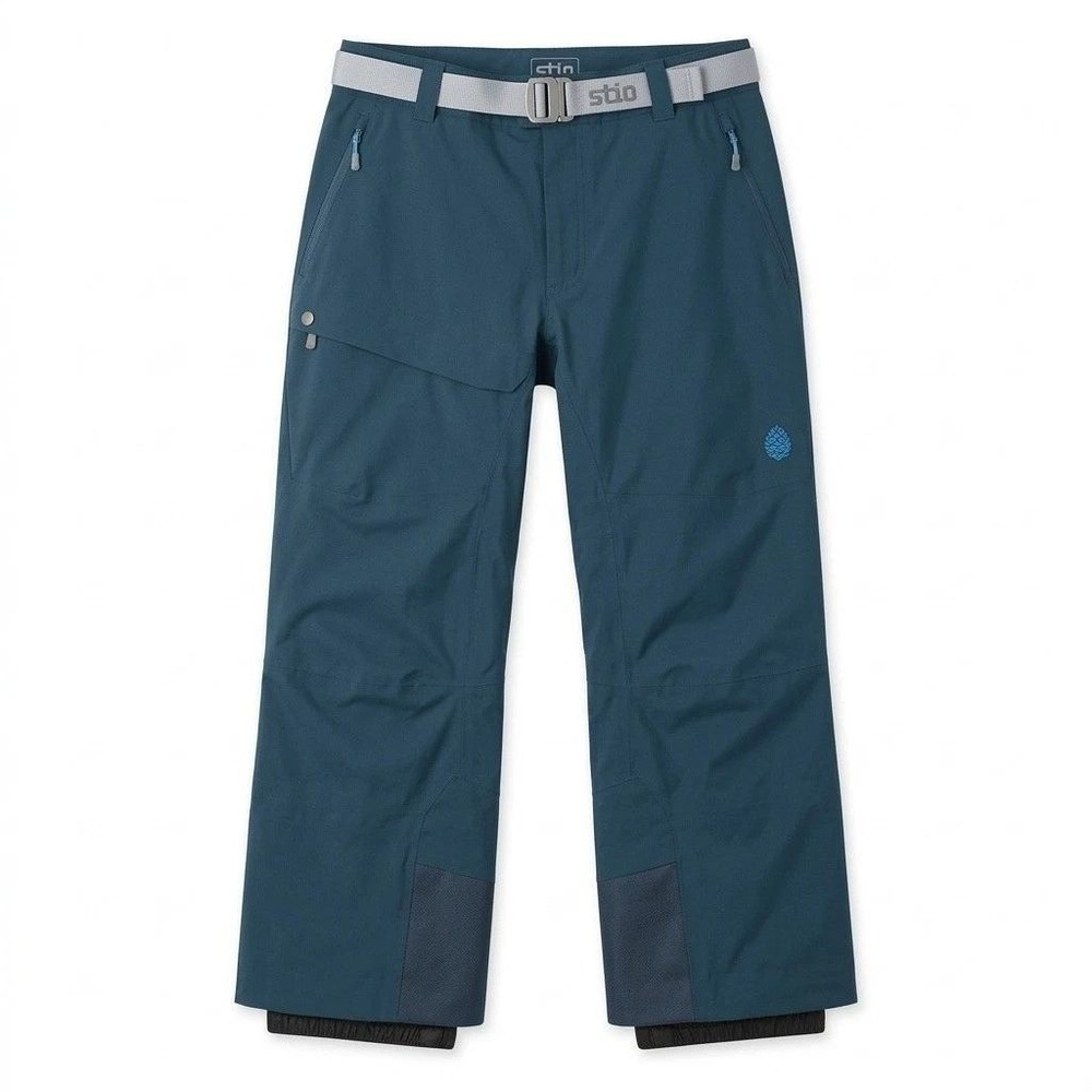 Stio Mens Environ‎ Pant Mountain Shadow Blue Ski Snowboard XXL Short 200213-410